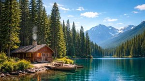 🌿 ДУШЕВНАЯ УСПОКАИВАЮЩАЯ МУЗЫКА ДЛЯ СНА 🎵 РАССЛАБЛЯЮЩАЯ МУЗЫКА ДЛЯ РЕЛАКСАЦИИ В ДОМЕ У ОЗЕРА