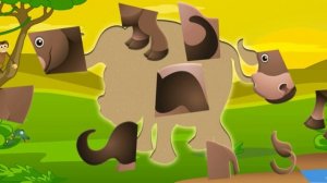 Видео для детей Пазлы учимся собирать