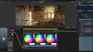 Stylized Kitchen Course in Blender p178 SK_S7_C07 Color Balance & Contrast