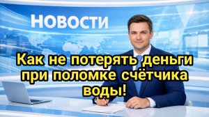 Сломался счетчик воды: как замена прибора учета за 30 дней спасает от переплат за воду в 3 раза