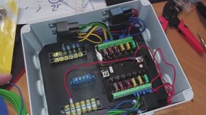 Начинаю сборку щитка проводки