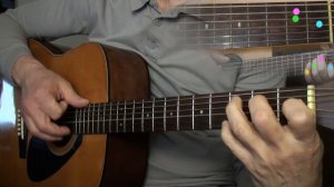 Как играть на гитаре песню  "Тёмная ночь"