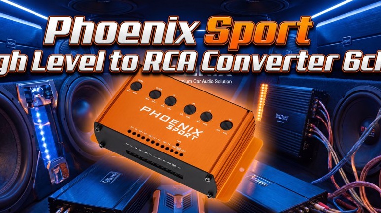 Phoenix Sport High Level To RCA Converter 6ch