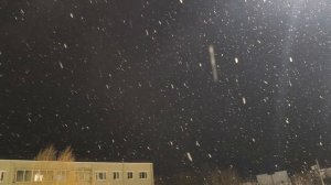 Снегопад в марте