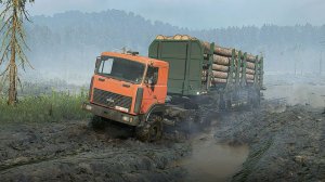 SnowRunner  Доставить средние бревна