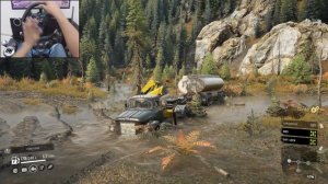 Пропавшая нефтяная цистерна в SnowRunner 🛢️ На Logitech G29 🔥