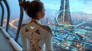 Жизнь в 2125 году, будущее через 100 лет. AI video.