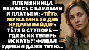 Деревенская племяшка ввалилась с тремя сумками и ультиматумом  найди мужа — или останусь у тебя...