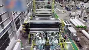 Линия для производства армированной PE мембраны SJWH40-48D