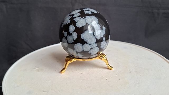 Снежный обсидиан №2  6 см