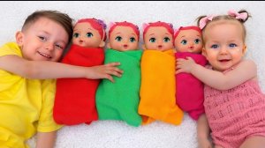 Ева и Ники: Няня Челлендж на целый день!