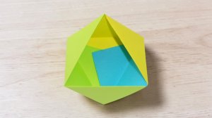 Оригами бумажная коробочка для мелочей