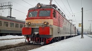 Грузовые поезда зимой - БМО - Видео про поезда и жд для детей и взрослых