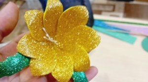 Очень красивый цветок из фоамирана. МК цветок из фоамирана своими руками