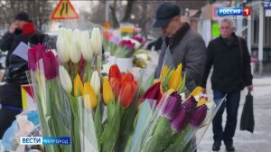 Цветочный ажиотаж начался в Белгороде в преддверии 8 Марта