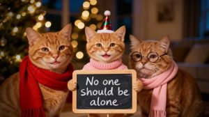 Особенный новогодний праздник — Никто не должен быть один  Джинджи и мама