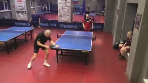 II ф. Корсовский В. (504) - Селяков А. (522) 03.03 настольный теннис Малиновый 400+ турнир СПб