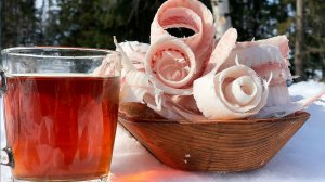 Строганина согревает в лютые морозы | Северный колорит