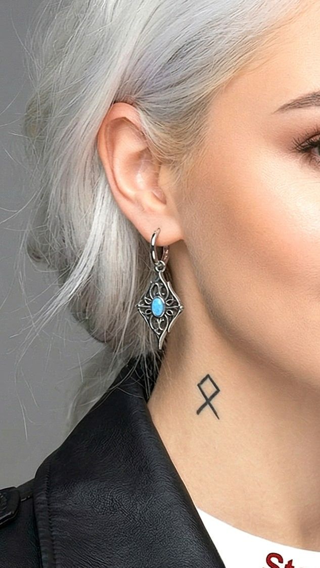 Серьги‑кольца "Небесные орнаменты" от StarfallShop