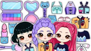 Бумажный АСМР💜 Охотницы на демонов 💜 Выбираем Наряды