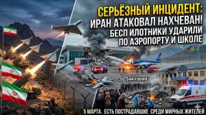 Срочно! Дроны атаковали Азербайджан — Баку обвиняет Иран