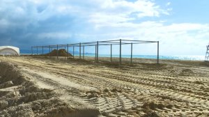 Восстановление Витязевского пляжа: уже завезена половина от необходимого объёма песка