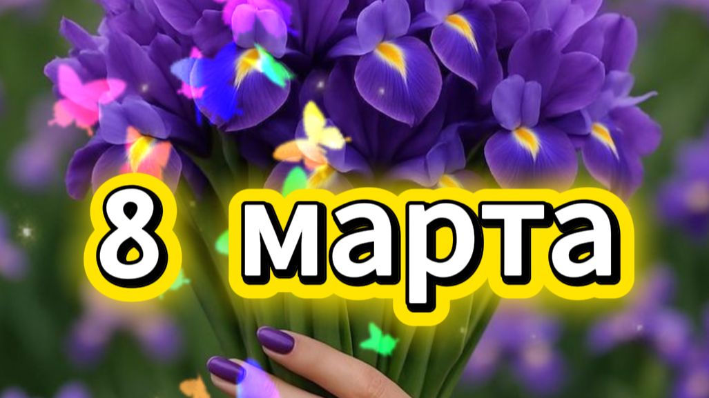 С 8 Марта! Оригинальное поздравление с 8 Марта — любовь и весна 💐