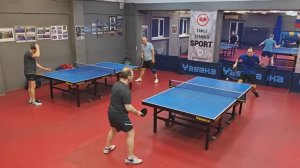 I ф. Рыбкин Р. (554) - Чирков А. (746) 03.03 настольный теннис Малиновый 400+ турнир СПб