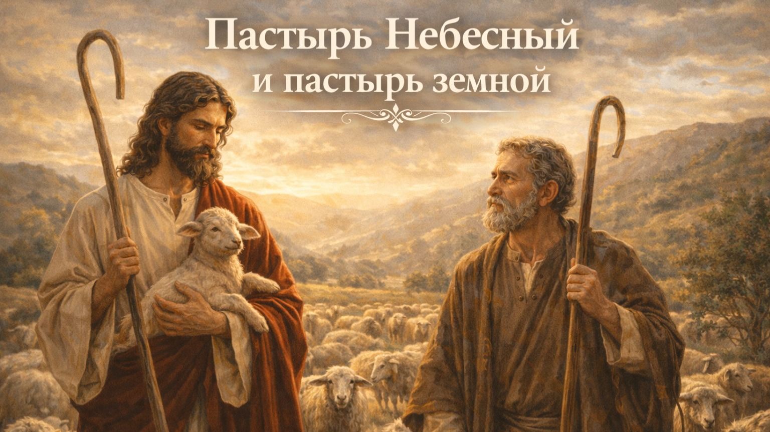 Пастырь Небесный и пастырь земной.