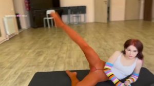 Transparent Yoga Leg Rising Hot Motivation Yoga