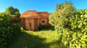 простой и уютный дом для выживания майнкрафт