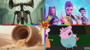 СИРЕНОГОЛОВЫЙ vs ТАИНСТВЕННЫЙ ПЁС vs ГРОЗНЫЙ СВИН vs ОХОТНИК РИТМА — БАТТЛ НЕ НА ЖИЗНЬ, А НА ВЕСЕЛЬЕ