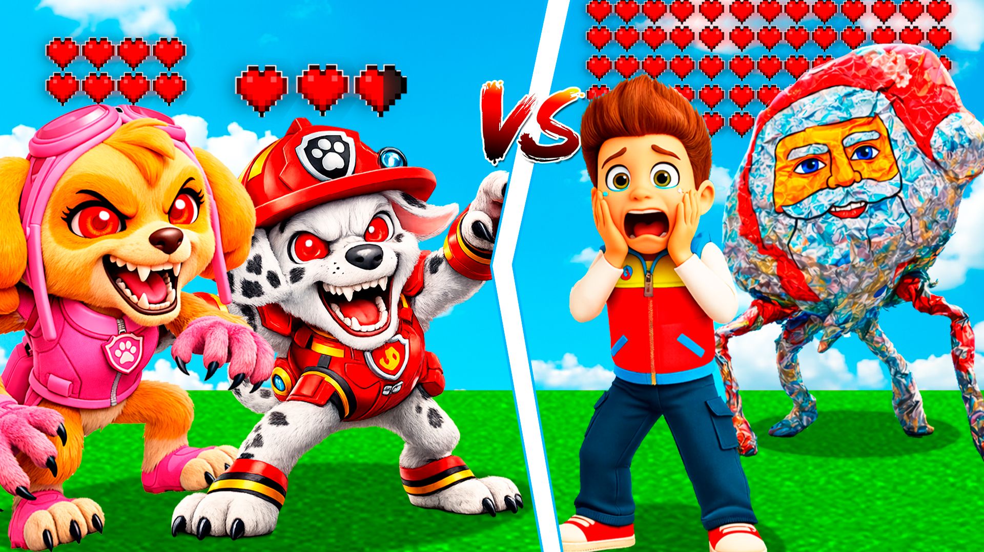 ПРИКЛЮЧЕНИЯ СКАЙ ЩЕНЯЧИЙ ПАТРУЛЬ ХОРРОР ВЕРСИИ против ГУГУ ГАГА в МАЙНКРАФТ МУЛЬТИК