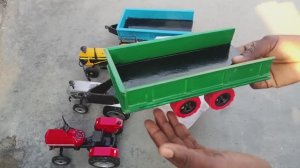 Игрушечные трактора. Мультик для детей