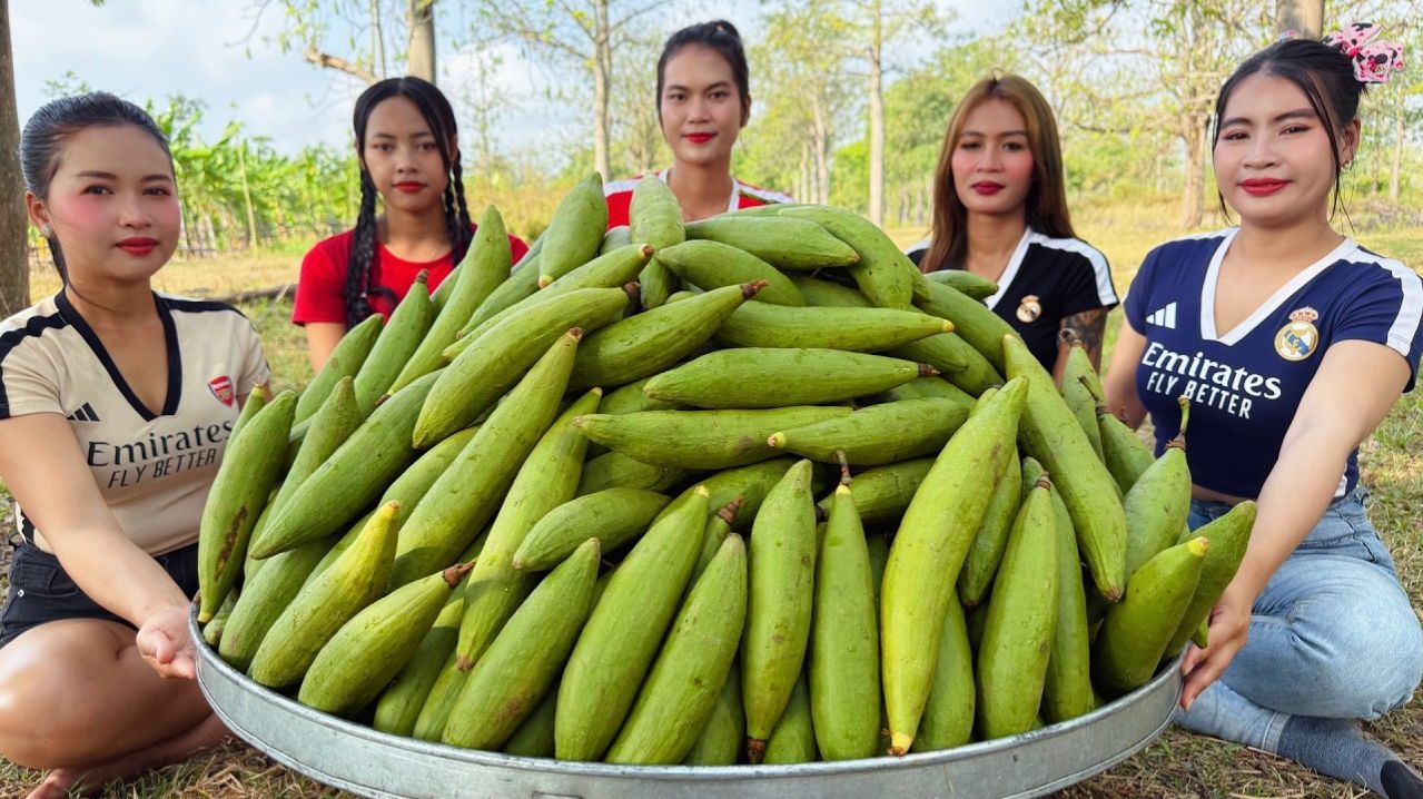 Потрясающий рецепт приготовления зеленого капока с соусом чили.