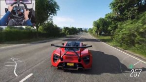 Zenvo TSR-S: 1177 сил 🔥 Заезд в FH4 на Logitech G29 🏁
