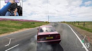 BMW E34 M5: классический седан 🔥 Заезд в FH4 на Thrustmaster TX 🏁