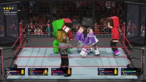 ЭПИЧЕСКИЙ ПОЕДИНОК РЕСТЛЕРОВ В МАЙНКРАФТЕ Майки против Кэрри против БАНАНА