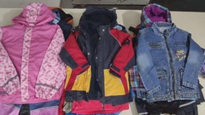 Лот 2207 ДЕТИ Ветровки Дождевики Куртки Германия ЭКСТРА+1сорт 710р_кг  15,4кг 48ед