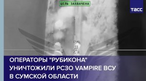 Операторы "Рубикона" уничтожили РСЗО Vampire ВСУ в Сумской области