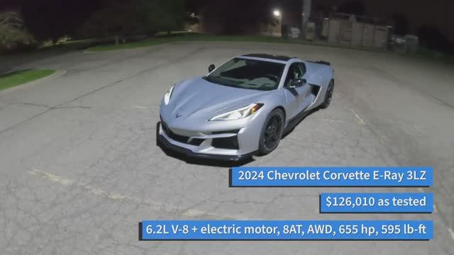 Обзор Chevrolet Corvette E-Ray 3LZ Шевралет Корветте смотреть онлайн