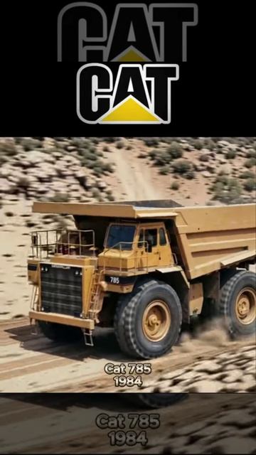 Caterpillar Mining Truck Evolution (1962 - Today)