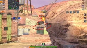 Tanks Blitz # "Уничтожитель" Тяжёлый танк седьмого уровня, один бой.