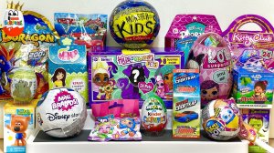 СЮРПРИЗ MIX ! Mini Brands Disney, Pikmi Pops, Тачки, MONSTER, DORAGON, Мончичи, Kitty Club