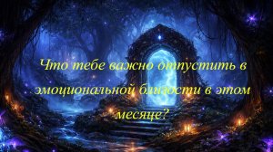Что тебе важно отпустить в эмоциональной близости в этом месяце?