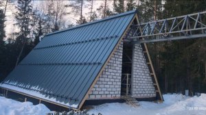 Фальцевая кровля на A-Freme