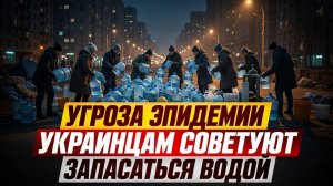 Угроза эпидемии и коммунальный коллапс: украинцам советуют запасаться водой