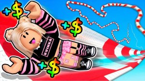 ПОСТРОИЛА САМУЮ БОЛЬШУЮ ВОДНУЮ ГОРКУ В МИРЕ И РАЗБОГАТЕЛА! АКВАПАРК КВИНКИ В ROBLOX!