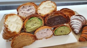 круассаны с 5тью разными кремами. Корея