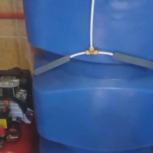 Делаем аэрационный бак для окисления железа в воде